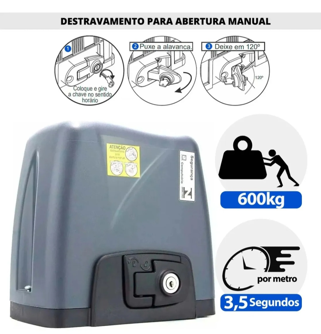 Instalação e manutenção em motores de portão